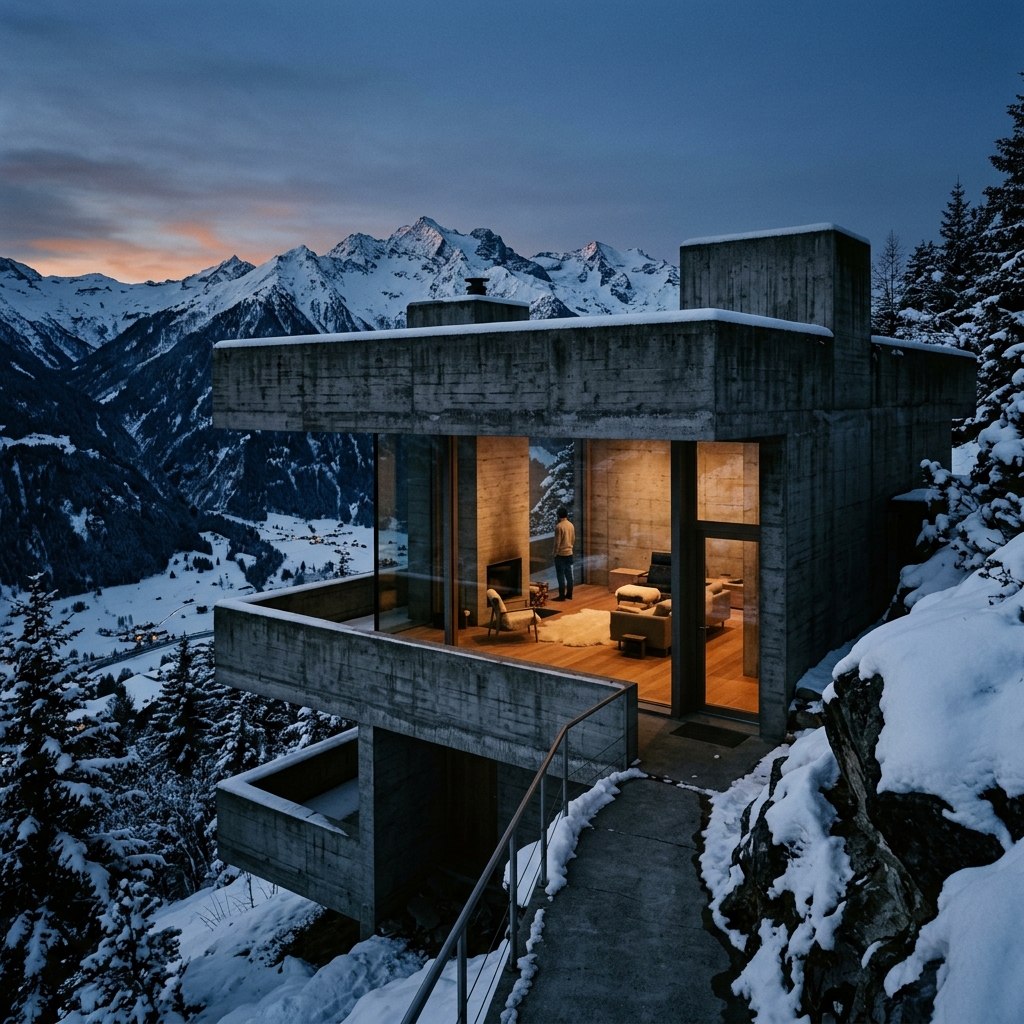 The Brutalist Retreat